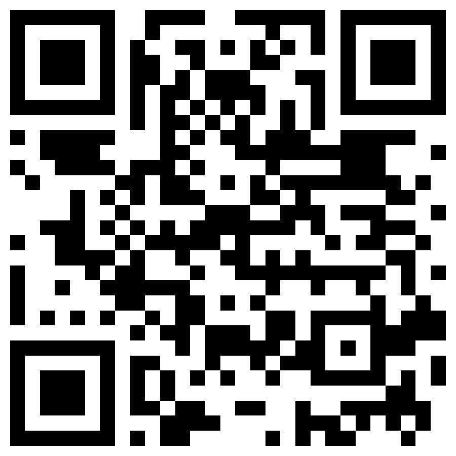 QR code that opens the KCD Comedy Productions website to buy tickets